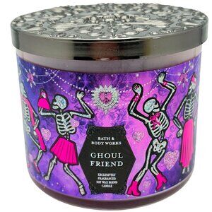 Bath & Body Works Halloween Ghoul Friend 3-Wick Candle 14.5 Oz Scent Soy Wax